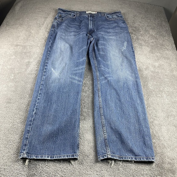 Levi's Other - Levis 569 Loose Straight Jeans Mens 38x29 Blue Mid‎ Rise Medium Wash